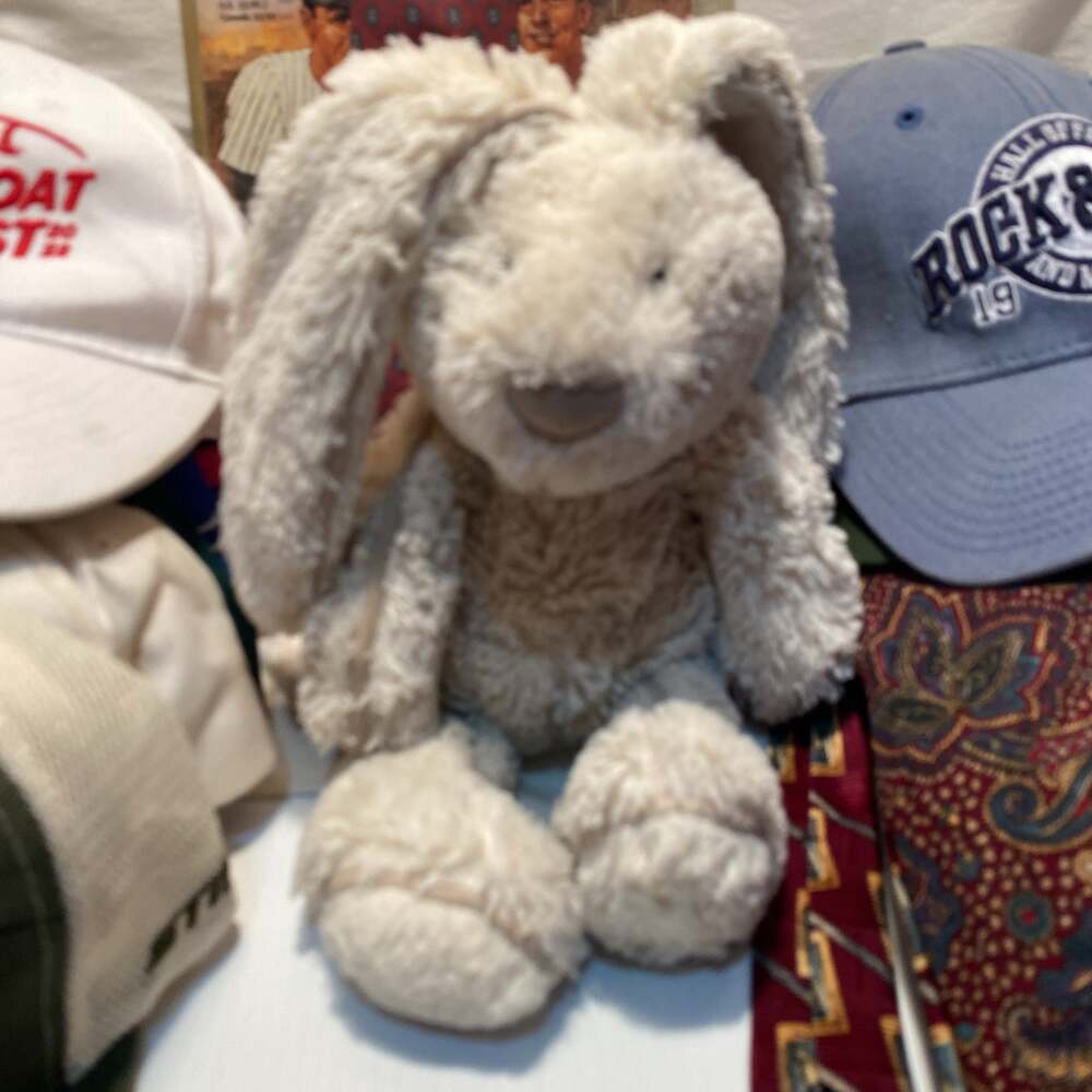 Jellycat Bashful White Bunny Rabbit Plush Stuffed Animal Toy 12"